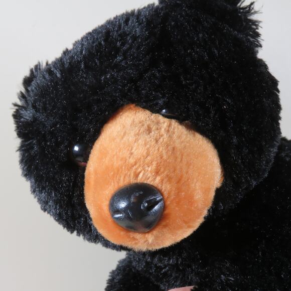 Aurora Black Bear Plush 13" Stuffed Animal Soft Toy Kids Collectible Realistic - Picture 16 of 16